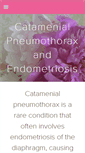 Mobile Screenshot of catamenial-pneumothorax.com